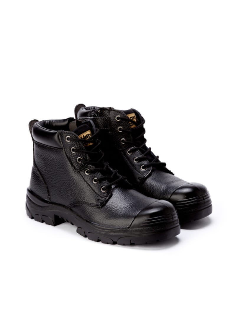 Hard Yakka Gravel Emboss Zip Safety Boot – Black