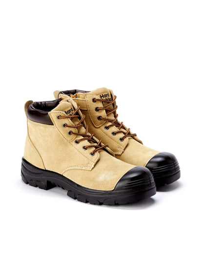 Hard Yakka Gravel Suede Zip Safety Boot – Sand
