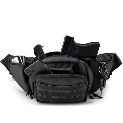 Bolsa de cintura tática coldre de cintura militar 2L