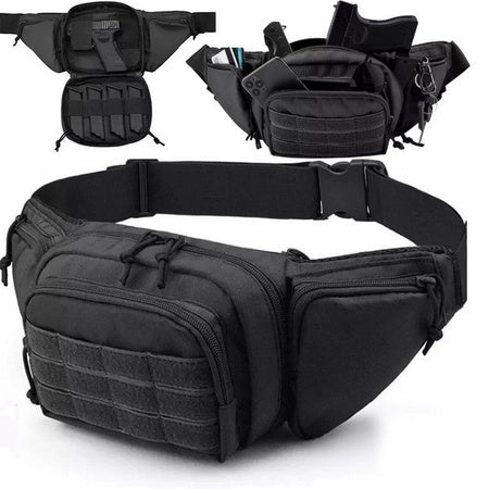 Bolsa de cintura tática coldre de cintura militar 2L