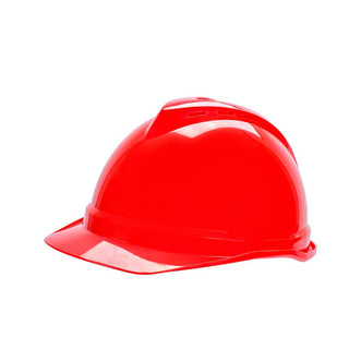 MSA V-Gard 500 Hard Hat with Push Key Suspension