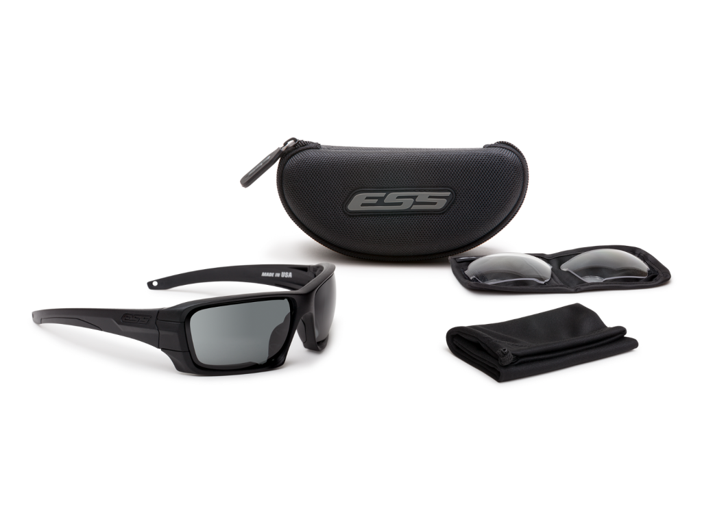 ESS Eyepro Rollbar Black Frame Smoke and Clear 2 Lens Kit