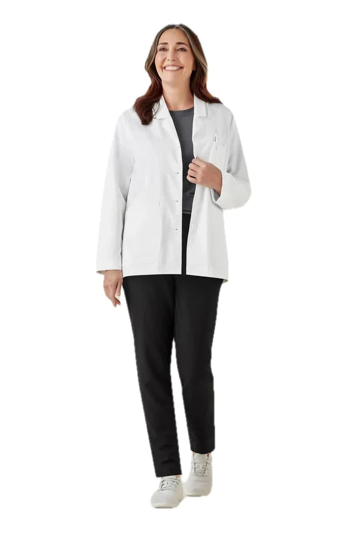 Womens Hope Cropped Lab Coat