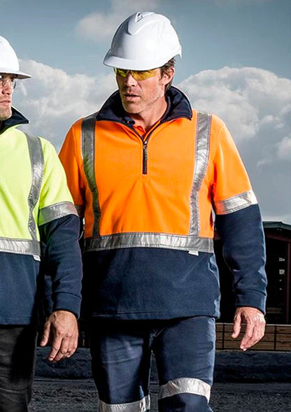 Unisex Hi Vis Polar Fleece Pullover - Should Taped