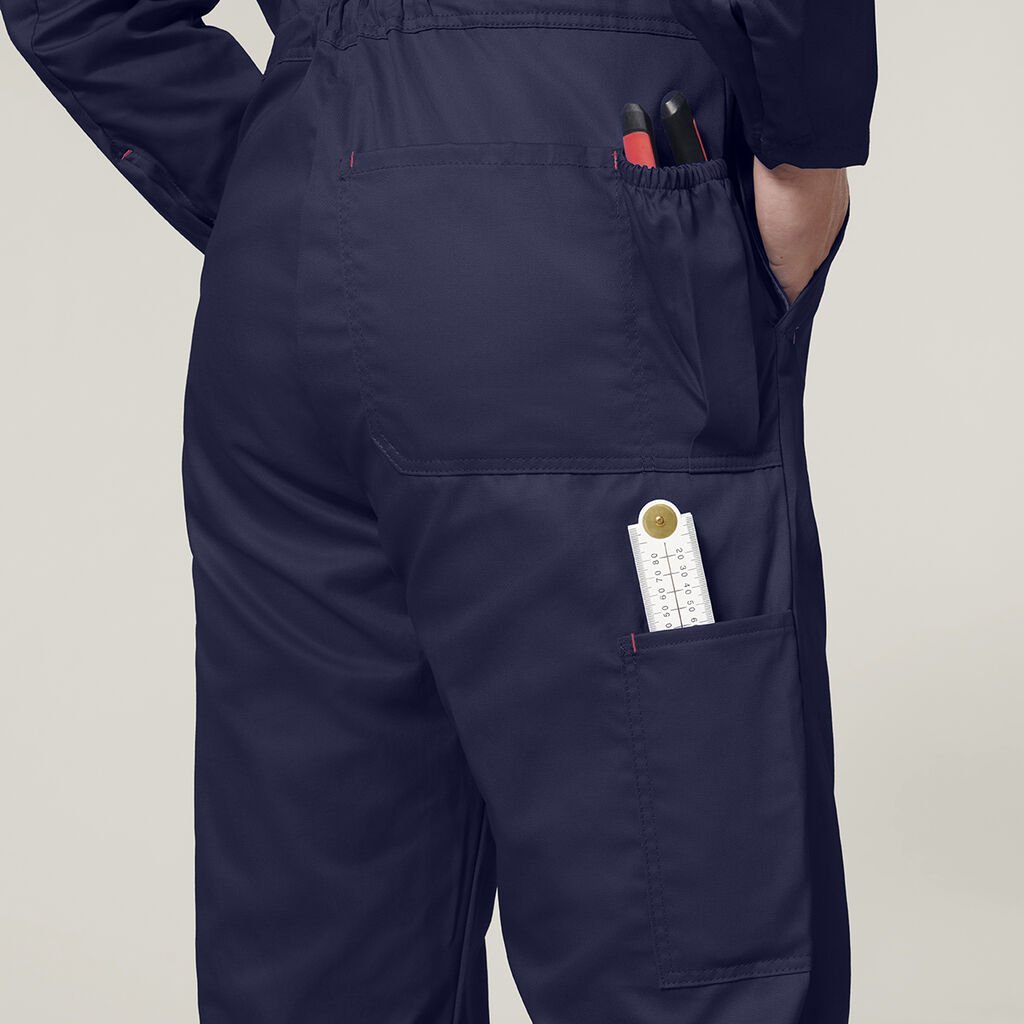 COVERALL KOMBINASI BOR RINGAN