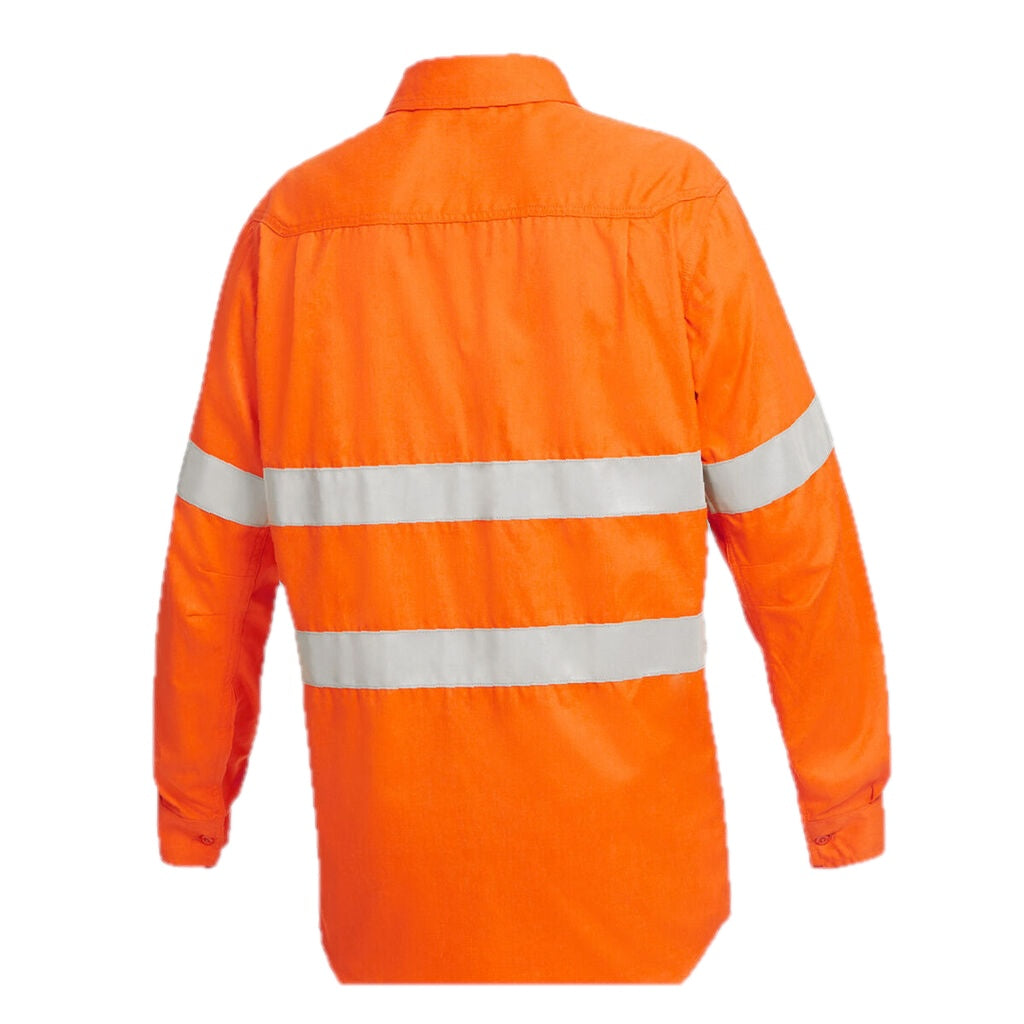 Camisola ShieldTec FR de alta visibilidade com frente fechada e fita adesiva - EPI2