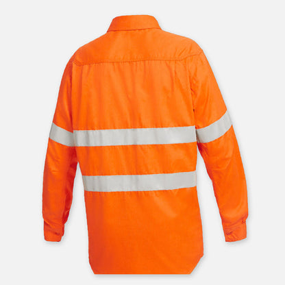 ShieldTec FR Hi Vis Closed Front Taped Shirt PPE2