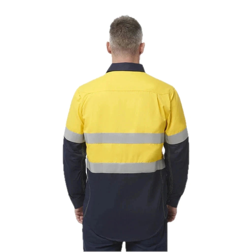 ShieldTec Fr Hi Vis 2 Tone Open Front Taped Shirt PPE2