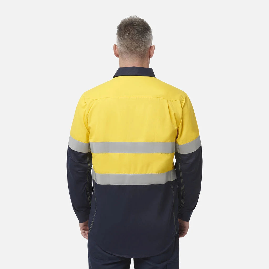 Camisola ShieldTec Fr Hi Vis bicolor com abertura frontal e fita de vedação - EPI2