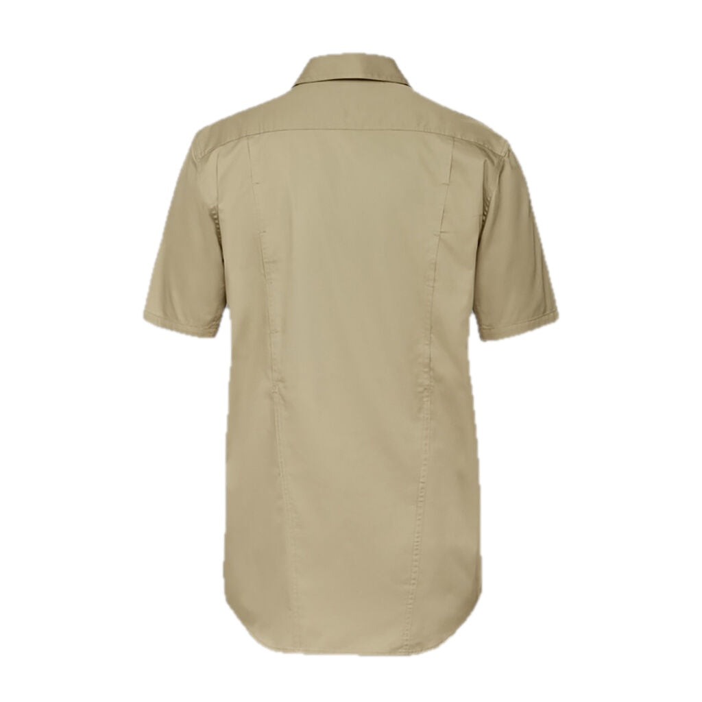 CAMISA DE TRABALHO DE ALGODÃO COM MANGA CURTA VENTILADA KOOLGEAR 