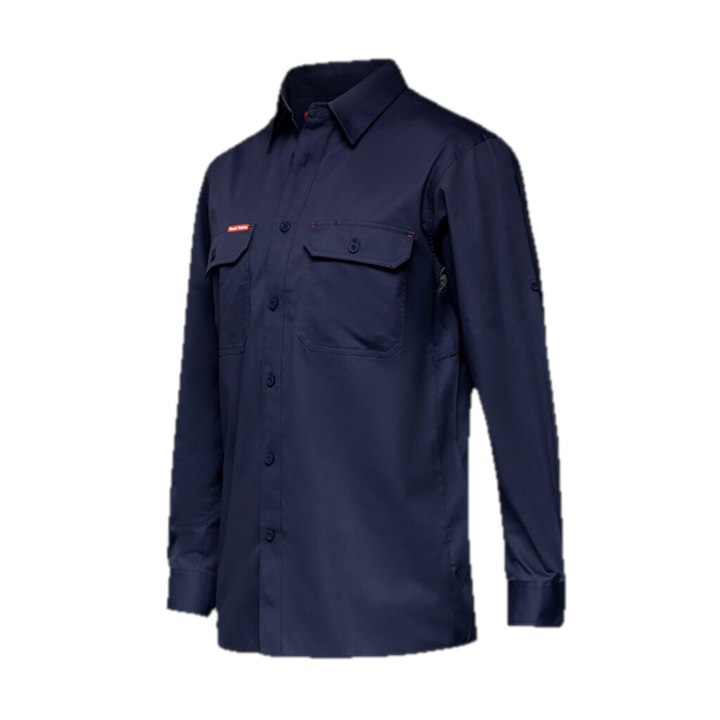 KOOLGEAR VENTED LONG SLEEVE COTTON WORK SHIRT