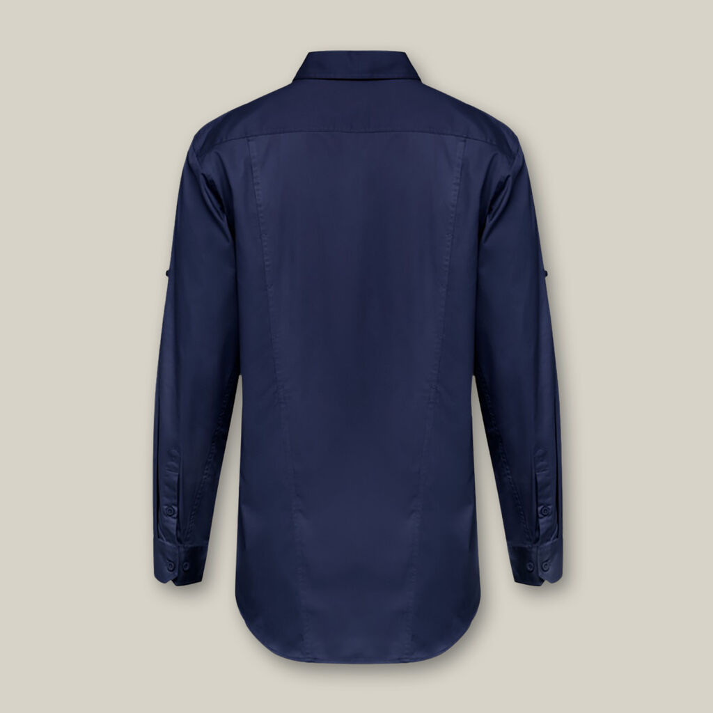CAMISA DE TRABALHO DE ALGODÃO COM MANGA COMPRIDA VENTILADA KOOLGEAR 