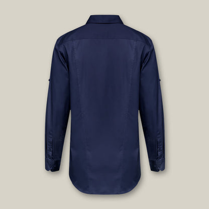 CAMISA DE TRABALHO DE ALGODÃO COM MANGA COMPRIDA VENTILADA KOOLGEAR 