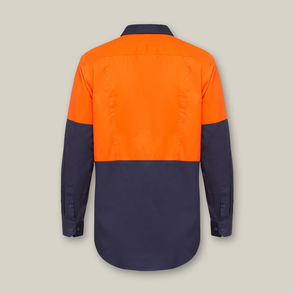 KOOLGEAR HI-VIS 2 TONE VENTED LONG SLEEVE SHIRT