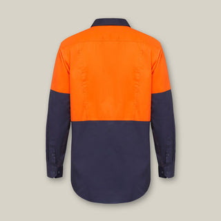 KOOLGEAR HI-VIS 2 TONE VENTED LONG SLEEVE SHIRT