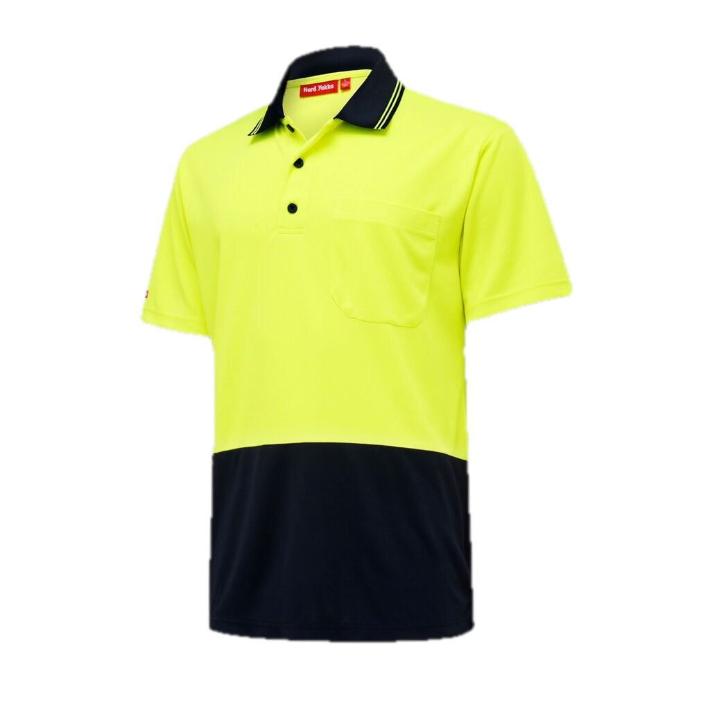 CORE 2 TONE HI-VIS SHORT SLEEVE POLO