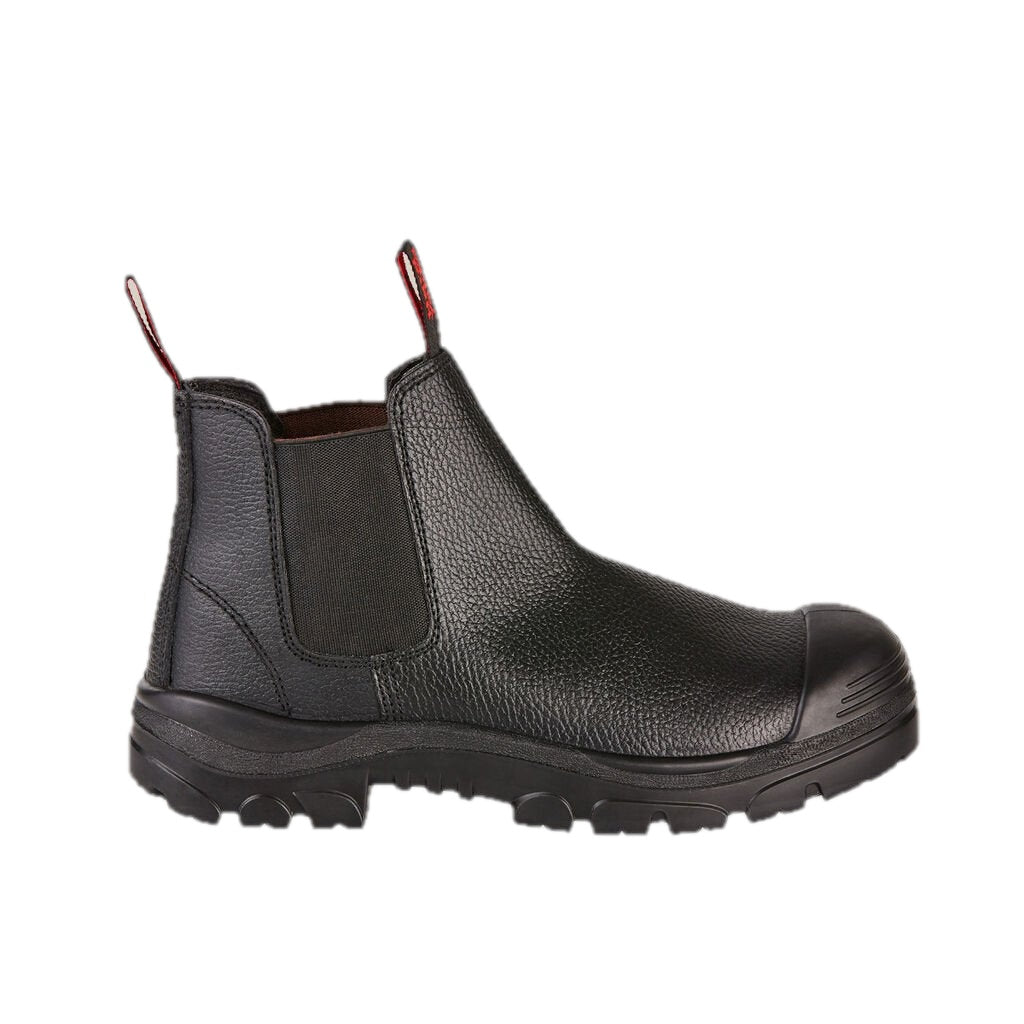 Bota de segurança Grit Pull On com biqueira de aço - Preta 