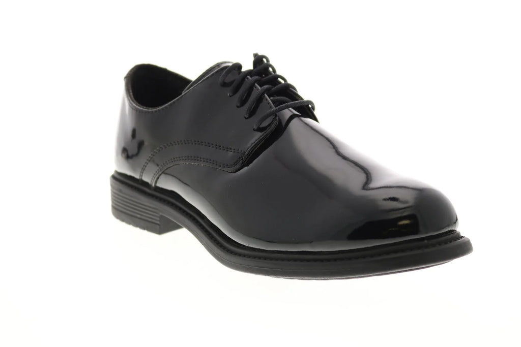 Asli SWAT Classic Dress Mens Hitam Oxford Sepatu Ujung Polos