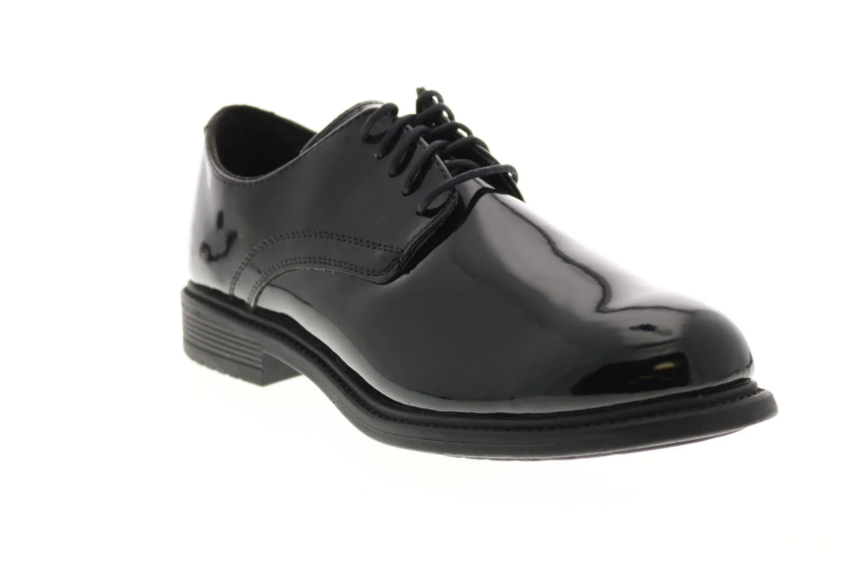 Asli SWAT Classic Dress Mens Hitam Oxford Sepatu Ujung Polos