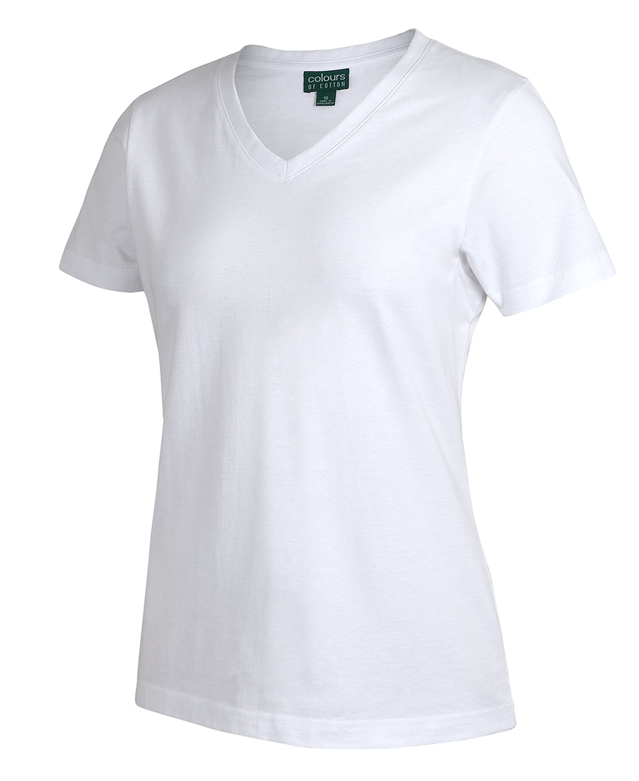 C of C LADIES V NECK TEE