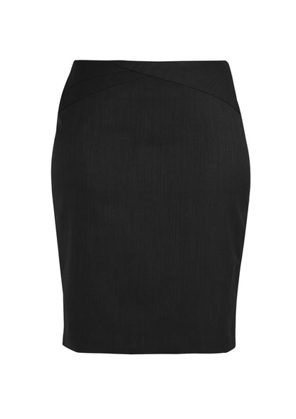 Comfort Wool Stretch Womens Chevron Band Skirt