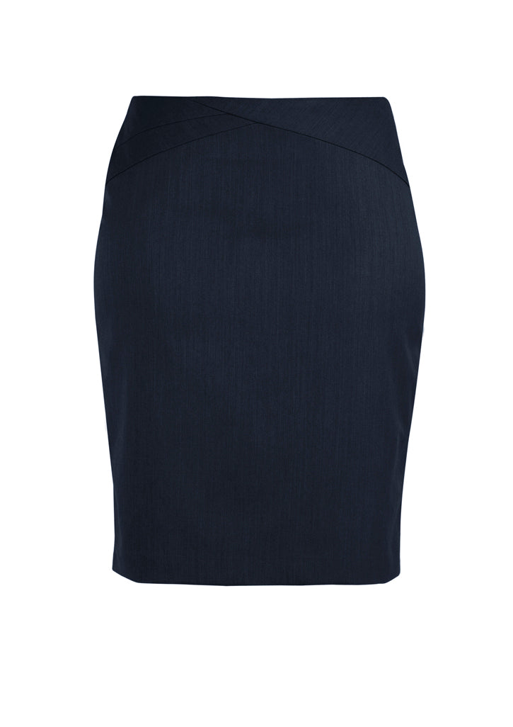 Comfort Wool Stretch Womens Chevron Band Skirt