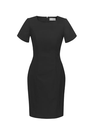 Comfort Wool Stretch Womens Short Sleeve Dress