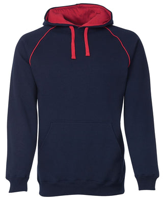 JB's CONTRAST FLEECY HOODIE