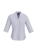 Kemeja Wanita Bordeaux Lengan 3/4