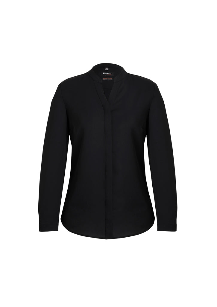 Blus Wanita Juliette Lengan Panjang Polos