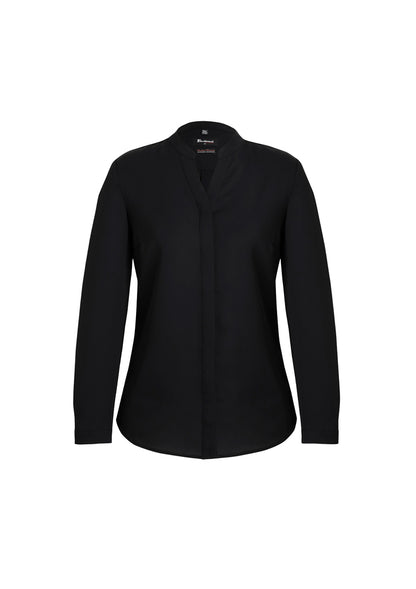 Blus Wanita Juliette Lengan Panjang Polos