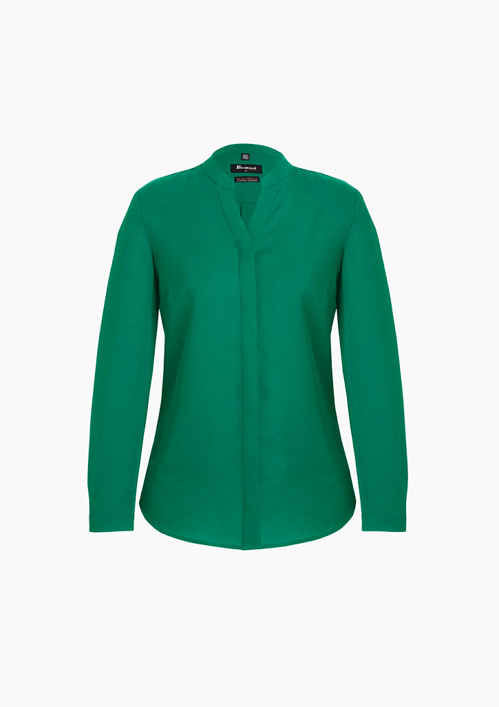 Blus Wanita Juliette Lengan Panjang Polos