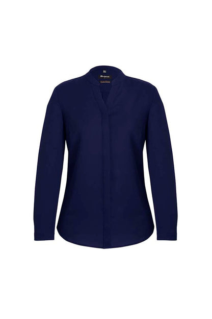 Blus Wanita Juliette Lengan Panjang Polos