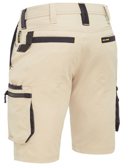 Flx &amp; Move™ 4-Way Stretch Zip Cargo Short