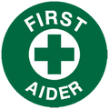 First Aider Sticker 5 x 5cm Sheet/5