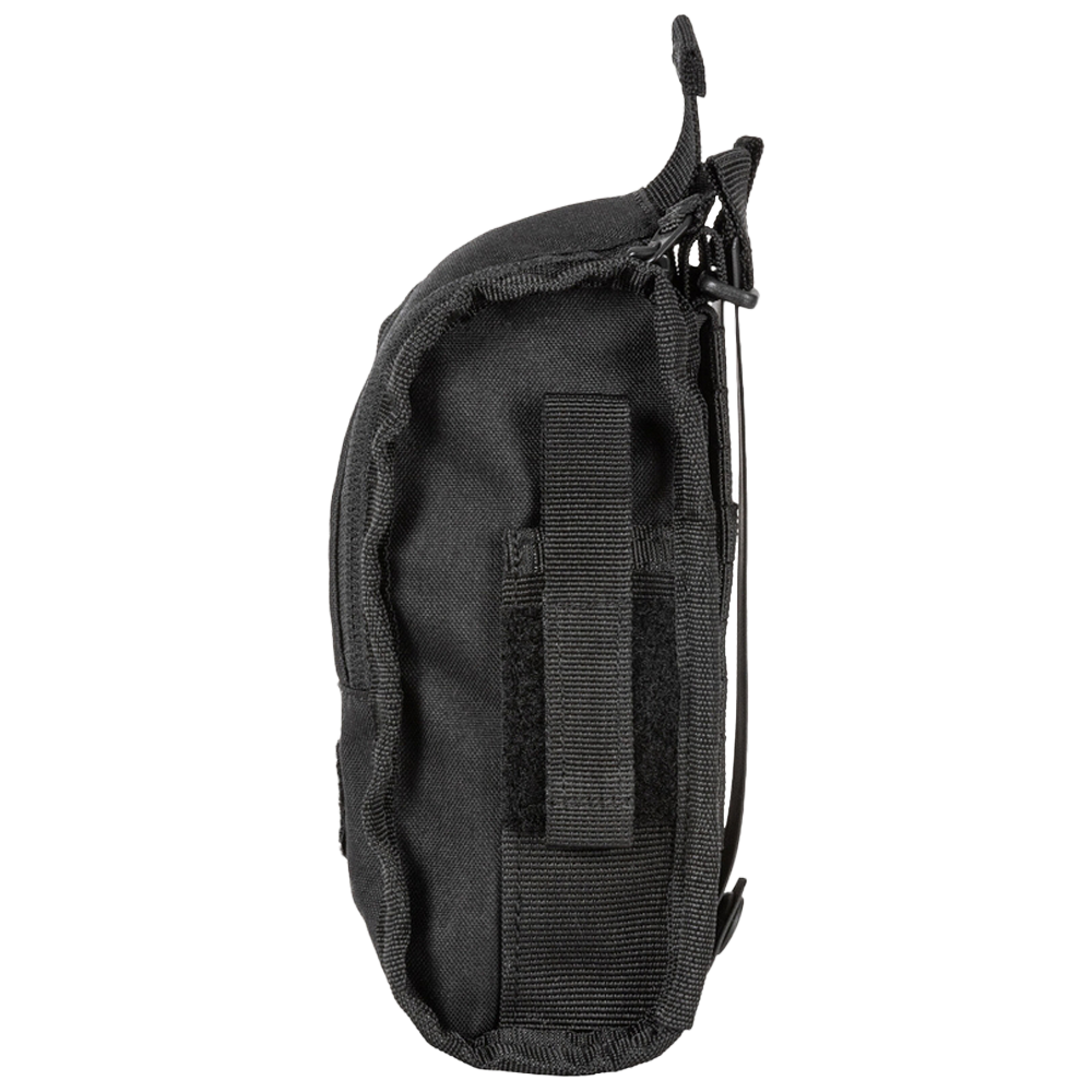 Bolsa médica de acesso com uma mão com cordas elásticas e plataforma MOLLE traseira