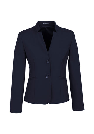 Comfort Wool Stretch Womens Reverse Lapel Jacket