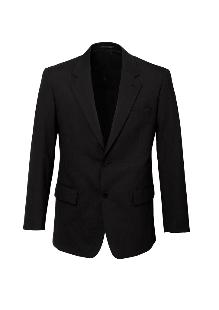 Jaket Pria Klasik Dua Kancing Wol Stretch Nyaman