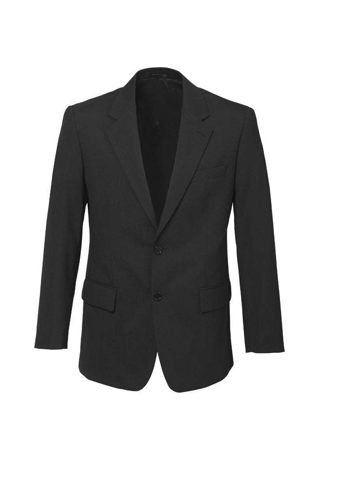 Jaket Pria Klasik Dua Kancing Wol Stretch Nyaman