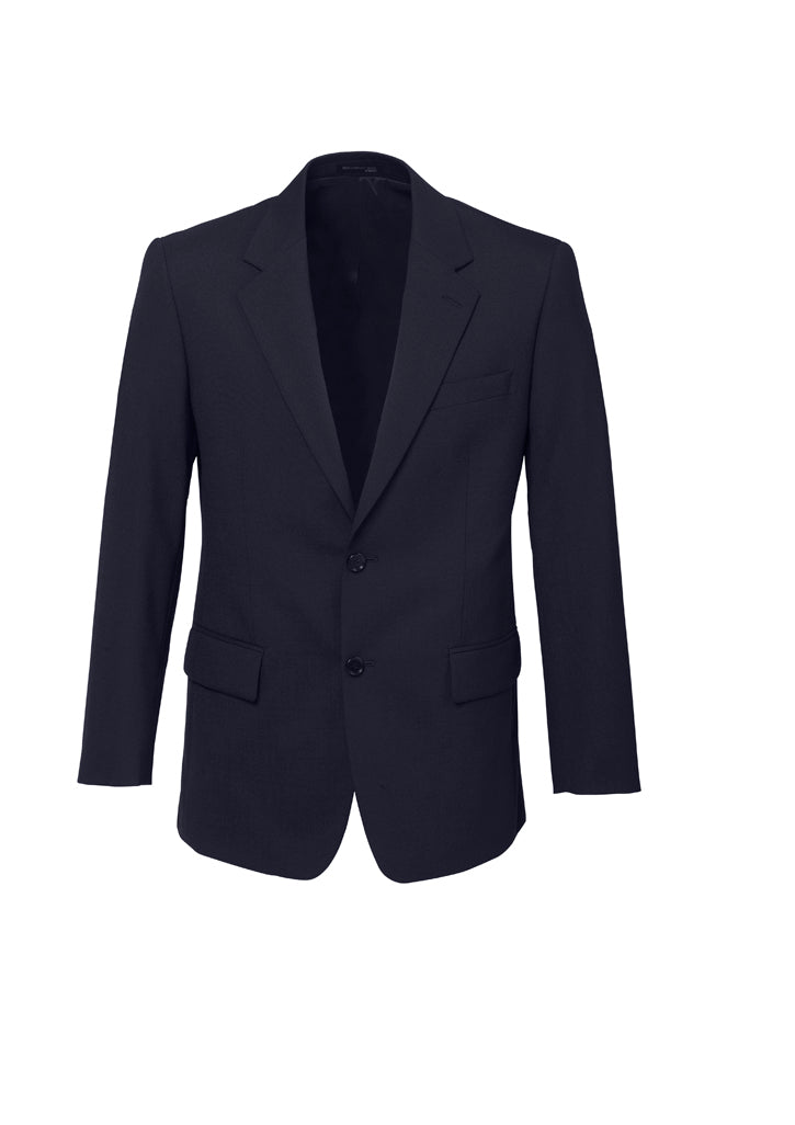 Jaket Pria Klasik Dua Kancing Wol Stretch Nyaman