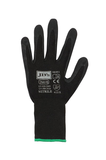 Black Nitrile Breathable Glove