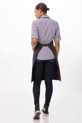 Dorset Bib Apron- Earth Brown