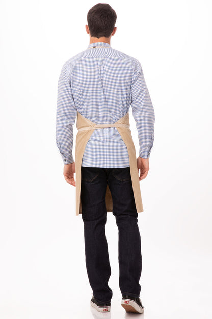 Austin Bib Apron- Natural