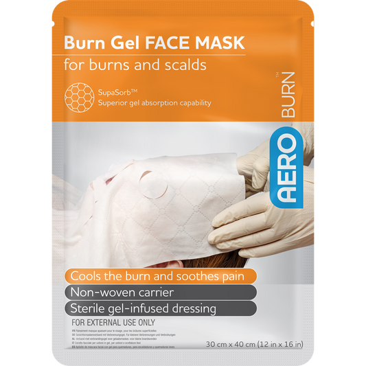 AEROBURN Burn Gel Face Mask 30 x 40cm