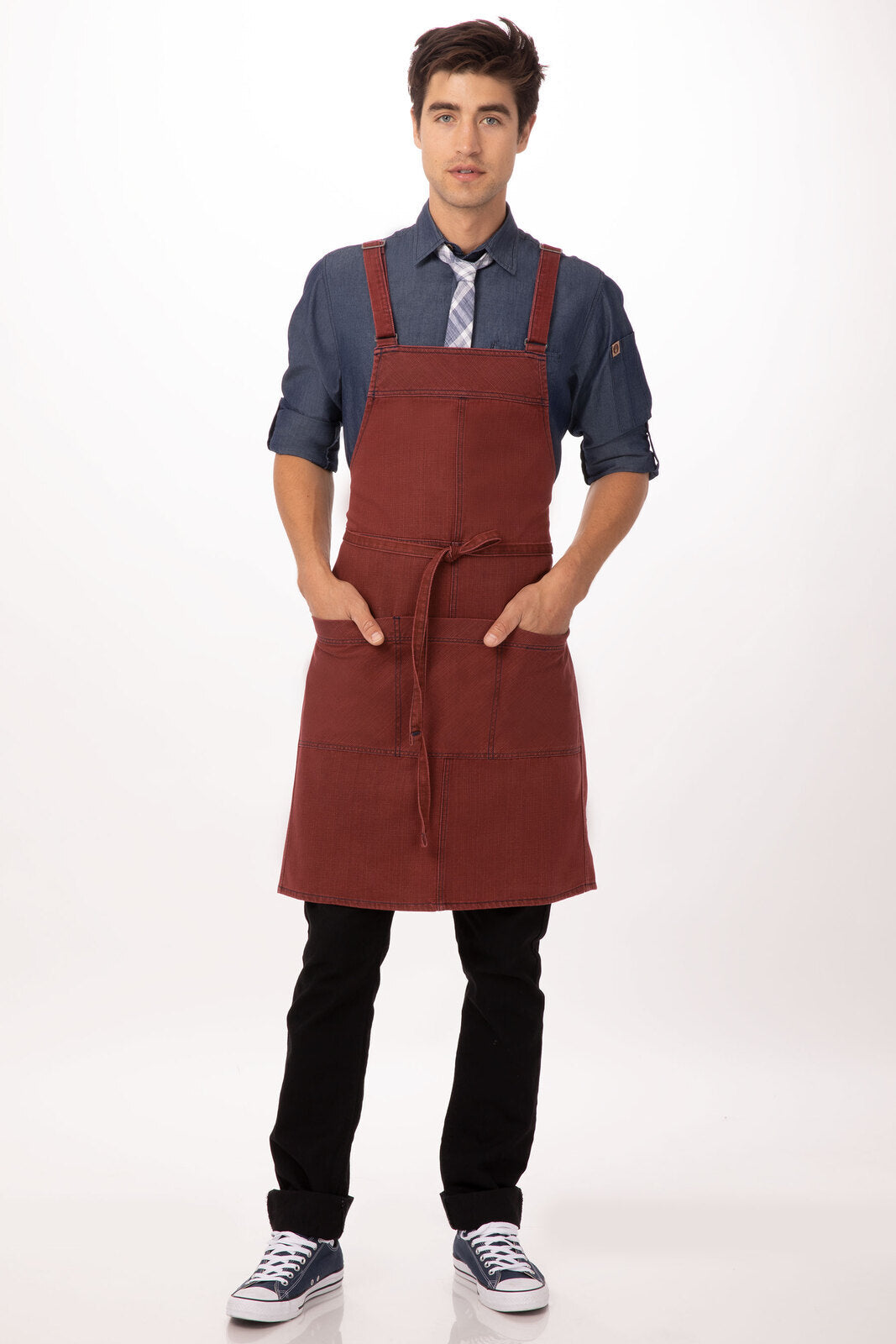 Celemek Bib Silang Uptown