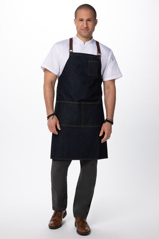 Memphis Denim Cross Back Apron