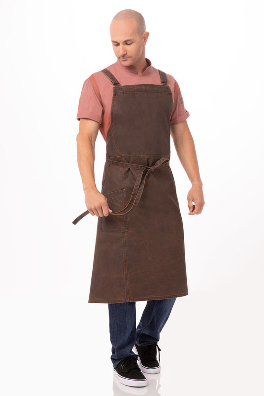 Denver Chefs Cross-Back Bib Apron