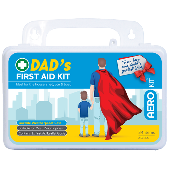 Kit de primeiros socorros de plástico à prova d'água série 2 DAD'S