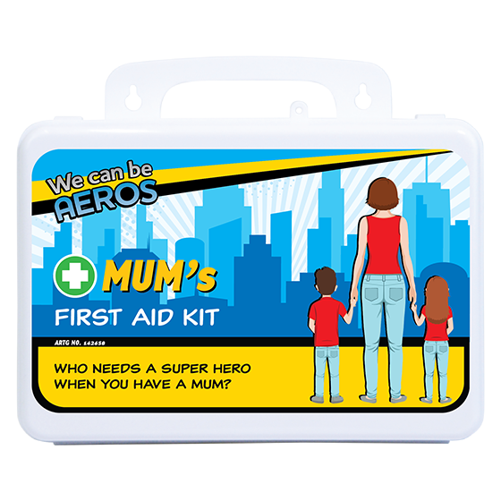 Kit de primeiros socorros de plástico à prova d'água série 2 da MUM'S