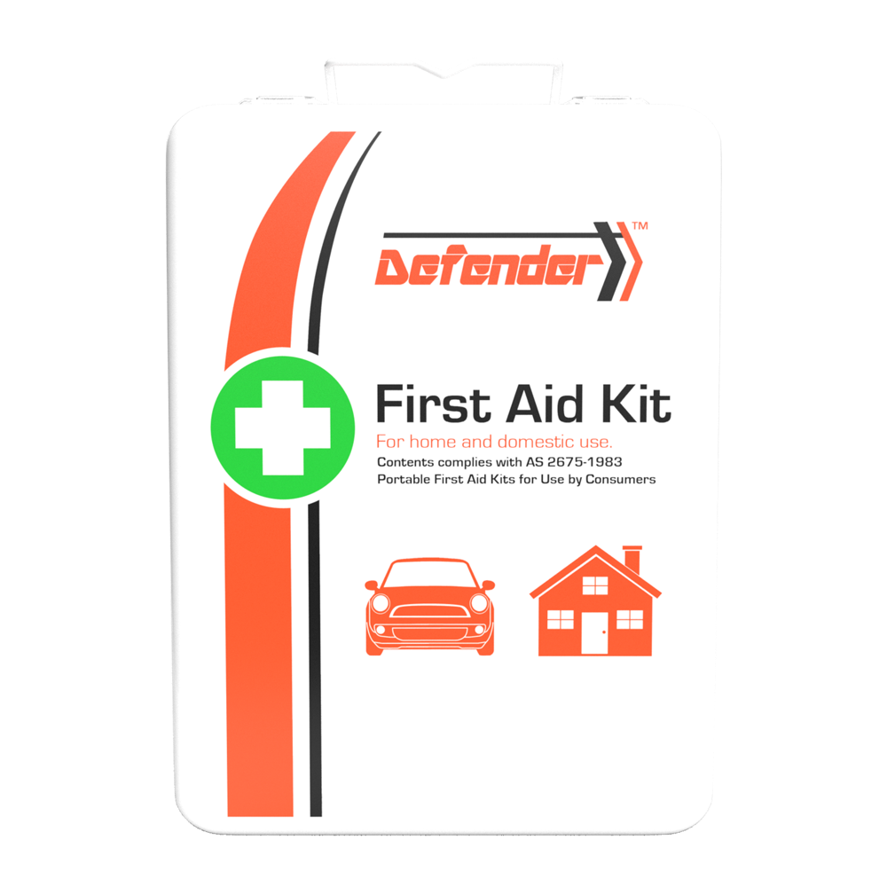 Kit de primeiros socorros metálico resistente DEFENDER série 3